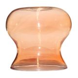 Vidro De Reposição Taschibra Pendente Lustre Aisha Liso Conhaque