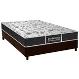 Cama Box Viúva: Colchão Molas Probel Prolastic Prodormir Sleep + Base Crc Suede Marrom(128x188)