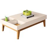 Mesa De Centro Para Sala De Estar Nala B01 Off White Cinamomo