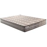 Colchão Queen Espuma D45 Pasquale Plus Euro Pillow Gray (158x198x25) - Paropas