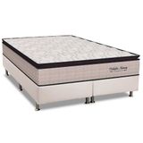 Cama Box King: Colchão Molas Ensacadas Orthoflex Masterpocket Memory Hp + Base White(193x203)