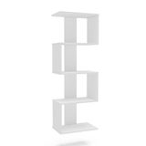 Estante Vision 4 Nichos Aérea Politorno Branco/liso Branco/liso