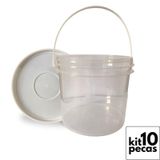 Balde Campo Grande Transp 2.2l 10 Pçs