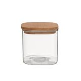Porta Mantimentos Quadrado Em Vidro Borossilicato Mimo Style 650ml
