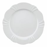 Jogo De Pratos Rasos Em Porcelana Soleil Com 6 Peças 29cm Oxford White