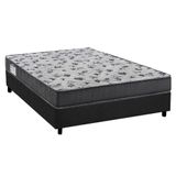 Cama Box Viúva: Colchão Ortopédico Ortobom D33/ep Anatômico Iso 100 Ultra Firme + Base Gray(128x188)