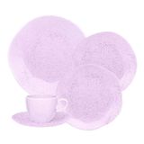 Jogo De Jantar Em Porcelana Ryo Com 20 Peças Oxford Pink Sand