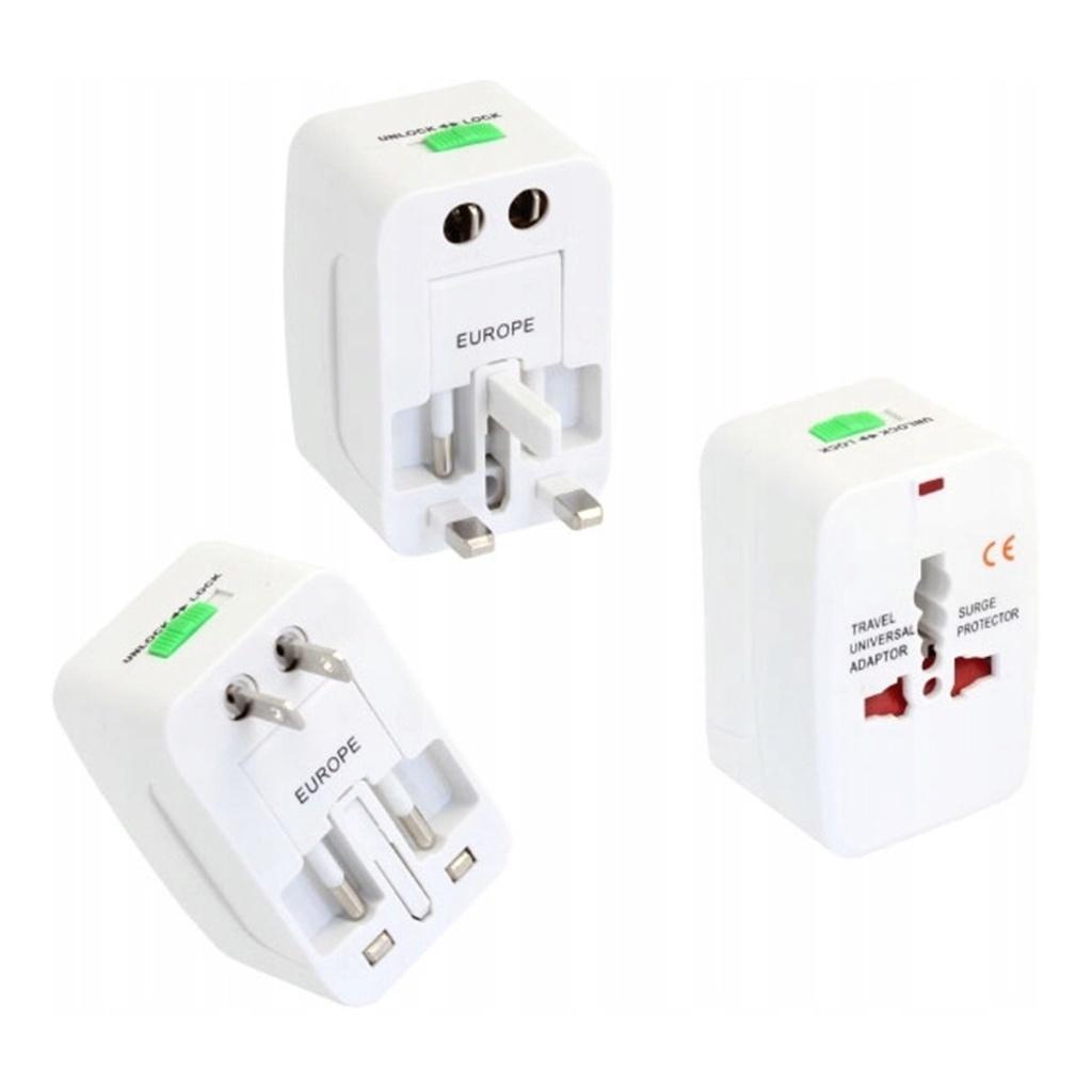 Adaptador Tomada Universal Internacional Eua Europa Asia