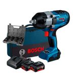 Chave Impacto 1/2 Bateria 18v Bosch Gds18v-1000sb + Kit 2