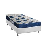 Cama Box Solteiro: Colchão Anatômico Ortobom D28/ep Fort Tech Iso 60 + Base White(78x188)