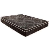 Colchão Queen Espuma D28 / Ep Anatômico Pasquale Fort Black Euro Pillow (158x198x25) - Paropas