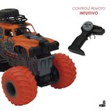 Carro De Controle Remoto Função Total Laranja Off Road