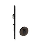 Fechadura Rolete Porta Pivotante Pado Corten Marrom Maquina