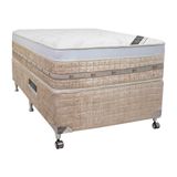 Cama Box + Colchão Castor Solteiro Premium Amazon Gel One Face Pocket 100x200x59cm