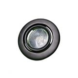 Spot Embutir Movel Redondo Mr16 - Com Lampada Led Cor Produto Preto Cor Da Lâmpada Branco Quente
