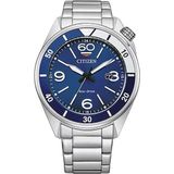 Relógio Masculino Citizen Eco-drive Tz31847f Prata