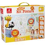 Super Kit Pintura Safari Brincadeira De Criança