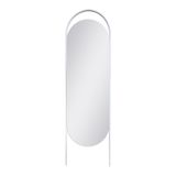 Espelho Decorativo Chão Portal Fit Branco 150x43cm Oblongo