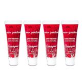 Kit 4 Hidratante Facial New Garden Amazon Struthio 40g