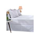 Saia Para Cama Box King Size Diamond Hedrons - 1,93m X 2,03m