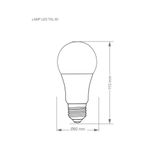 Lâmpada Led Tkl 60 9w - Taschibra 3000k (amarela)