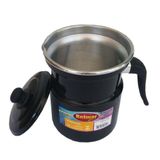 Leiteira Fervedor Com Apito Preta Esmaltada 1.6l Belmar
