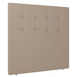 Cabeceira Cama Box Casal Queen Size Luana 160cm Linho Bege