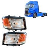 Par Farol Principal Compatível Scania Ntg Após 2019