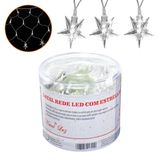 Pisca Pisca Natal Rede Estrela Led Frio 30 Lâmpadas 220v