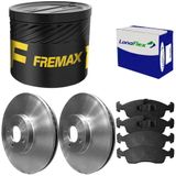 Kit Pastilha Disco Diant Ventilado Onix 1.0 1.4 2016 A 2019