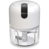 Mini Processador De Alimentos Elétrico Portátil 250ml Branco