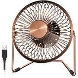 Ventilador De Mesa Usb Easyacc De 5 Polegadas, Ventilador Portátil Pequeno E Silencioso, Poderoso Ventilador Portátil Alimentado Por Usb, Fluxo De Ar