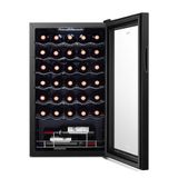 Adega 34 Garrafas Climatizada Painel Touch Eac34g 127v Com Abridor Elétrico Vermelho Eos 127v