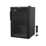 Adega 24 Garrafas Climatizada 82l Ngv 100 220v Venax Com Abridor Elétrico Preto Eos 220v