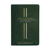 Bíblia Bilíngue, Português/inglês, Acf/kjv, Couro Soft,