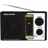 Radio Portatil Am/ Fm/ Sw/ Tv Megastar Ra18c 300 Watts