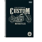 CADERNO TILIBRA CAPA DURA 10X1 PEPPER 160 FLS HARLEY