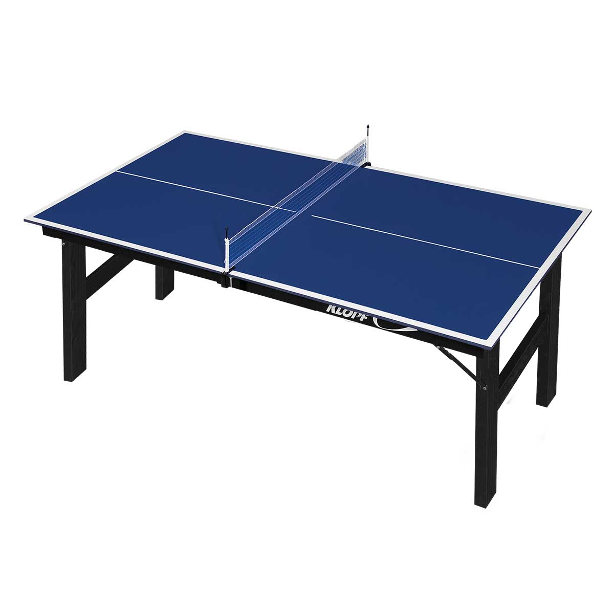 Mesa de Ping Pong Klopf 1,50m x 0,80m MDP Azul - Dobrável