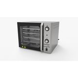 Forno Turbo Convector Elétrico Smart Basic 4 Esteiras Inox E Painel Inox Fcsb4e - Venâncio220v