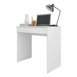 Mesa Escrivaninha Para Computador Alexia 80cm Cor Branco Ajl