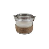 Vela Perfumada Em Parafina Com Base Em Juta E Vidro Odeur L&#39;hermitage 8x10cm