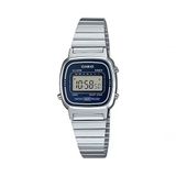 Relógio Casio Vintage La670wa-2df Prata Feminino