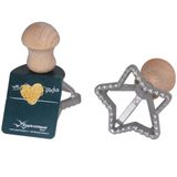 Cortador De Pressão Para Ravioli Eppicotispai Estrela Em Alumínio 7 Cm