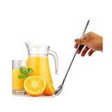 Colher De Suco Coquetel Drinks Bailarina Inox Longa