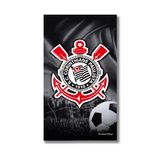 Toalha De Banho Oficial Time Corinthians 70x130cm Buettner