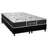 Cama Box Queen: Colchão Molas Probel Prolastic Sleep + Base Crc Courano Black(158x198)