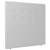 Cabeceira Cama Box Casal Luana 140cm Sintético Branco