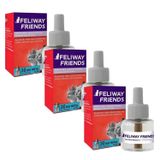 Kit 3 Un Feliway Friends Refil 48ml