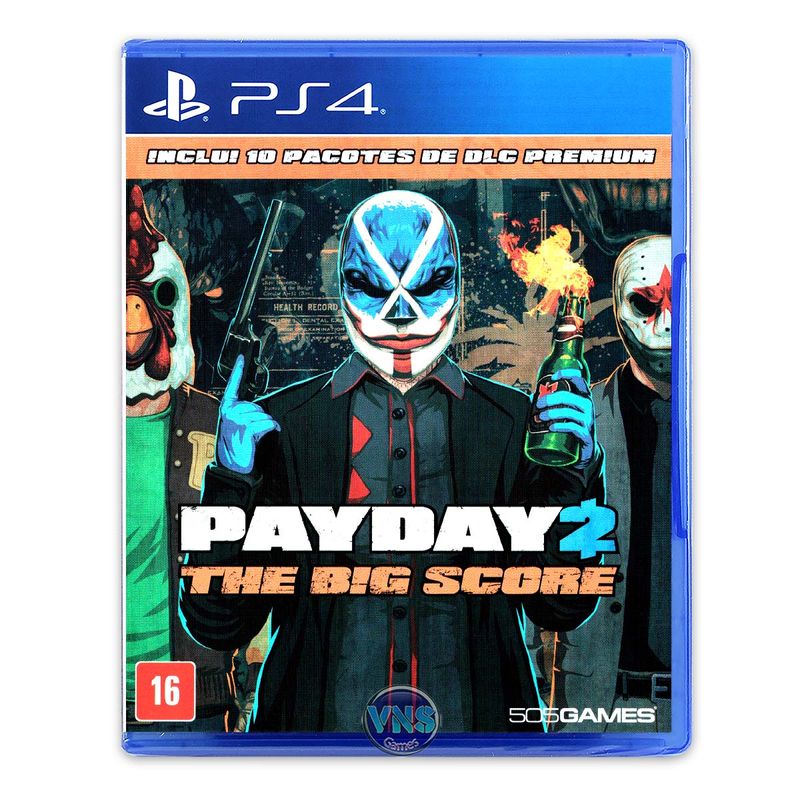 Jogo Payday 2: The Big Score - Playstation 4 - 505 Games
