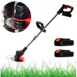 Roçadeira Cortador De Grama Aparador Elétrico 2 Baterias 21v